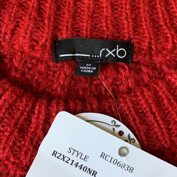 RBX Cable Knit Pullover Sweater Medium - Picture 3 of 4